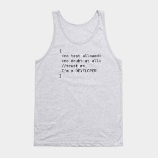 Serious Developer Tank Top